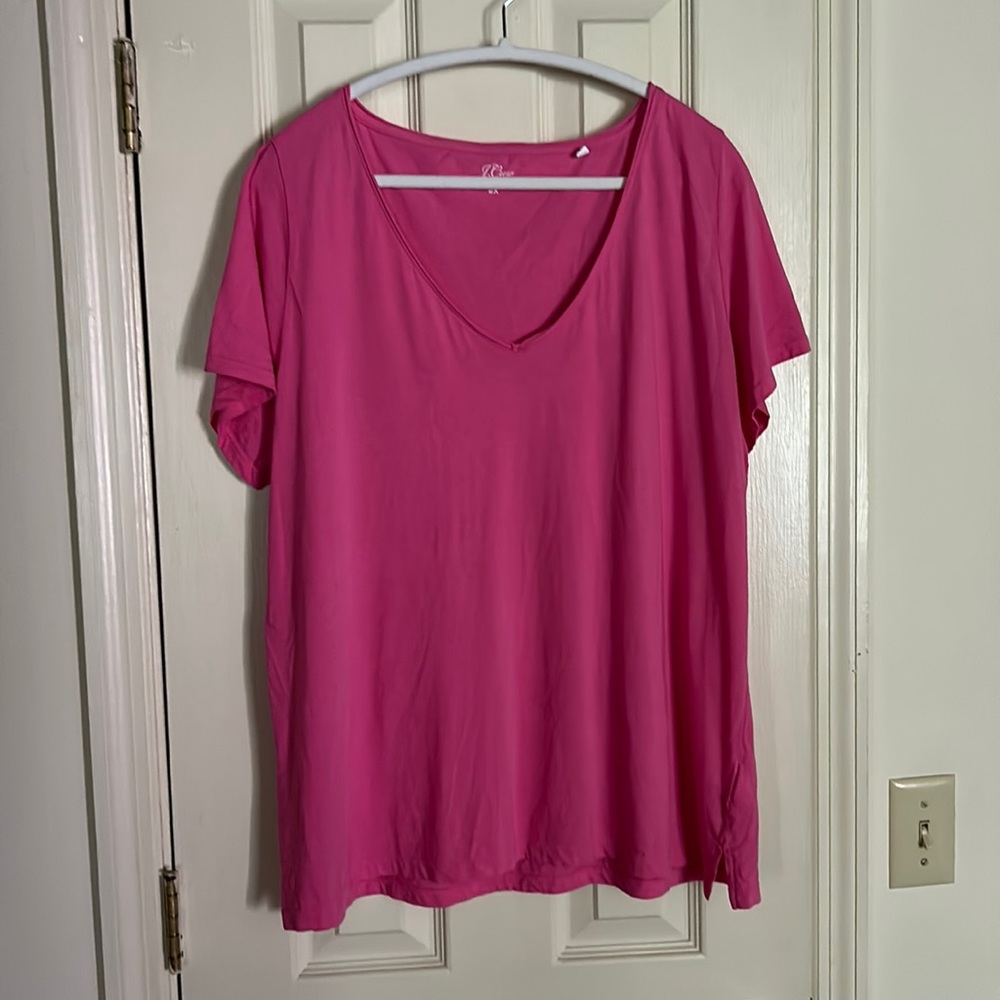 J. Crew short sleeve pink T-shirt. Size 2X.